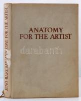 Barcsay Jenő: Anatomy for the artists. Bp., 1967, Corvina. Kiadói egészvászon-kötésben, belső címlap...