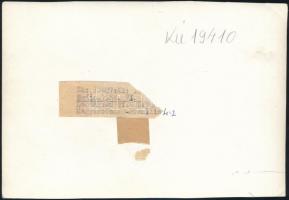 1954 Az Aranycsapat mérkőzése Brazília ellen, fotó, hátulján feliratozva, 12,5×18 cm