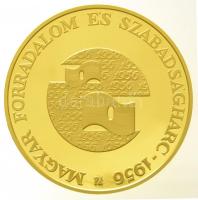 2006. 100.000Ft Au "Az 1956-os magyar forradalom és szabadságharc 50. évfordulója" tanúsítvánnyal (20,94g/0.986) T:PP / Hungary 2006. 100.000 Forint "50th Anniversary of the 1956 Hungarian Revolution and War of Independence" with certificate (20,94g/0.986) C:PP  Adamo EM207