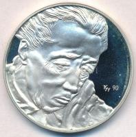 Kiss György (1943-) 1990. "MÉE - Száz éve született Ferenczy Noémi" jelzett Ag emlékérem (...