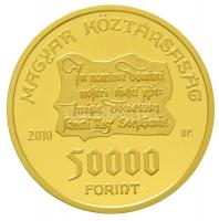 2010. 50.000Ft Au "Szent István intelmei Szent Imre herceghez" tanúsítvánnyal (6,98g/0.986...