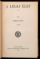 Kornis Gyula: A lelki élet I-III. Bp., 1917-1919, MTA, 391+463+504 p. Kiadói egészvászon és félvászo...