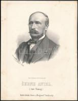 1867 Cerne Antal von Tomaj. (Anton Cerne) (1813-1891) szlovák politikus. Marastoni József kőnyomatos portréja / Slovakian politican Lithographic portrtait. 21x27 cm
