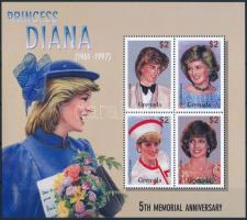Princess Diana minisheet, Diana hercegnő kisív