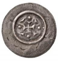 1141-1162. Denár Ag "II. Géza" (0,16g) T:1-,2 / 
Hungary 1141-1162. Denar Ag "Geza I...