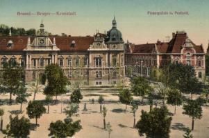 Brassó, Kronstadt, Brasov; Pénzügyi palota és postahivatal / Palace of Finance and post office (EB)