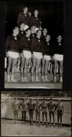 cca 1950-1980 Vízilabdázókról készült 15 db fotó, köztük a magyar válogatott a melbourne-i olimpián,...
