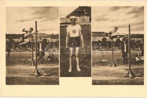 1913 MAC verseny, Horine magasugró világrekorder; Klasszikus pillanatok vállalat, Révész és Bíró műterem / High jump athlete