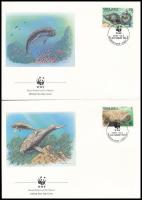 1988 WWF: Dugong sor Mi 782-785 4 db FDC-n