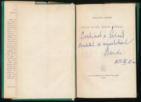 Kellér Andor: Zöld gyep, zöld asztal. Bp.,1957, Szépirodalmi. Kiadói félvászon-kötés, szakadozott ki...