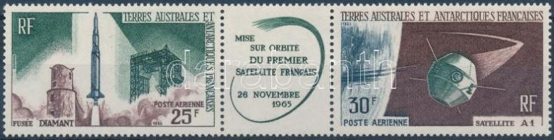 Első francia műhold hármascsík, First french satellite stripe of 3