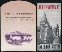 cca 1950 Budapest képes ismertető füzet turistáknak + 200 Párkányi híd megnyitása alkalmából kiadott füzet