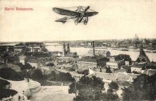 Budapest I. Bleriot gépe Krisztinaváros felett (EK)