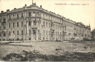 Temesvár, Timisoara; Gyárváros, Ligeti út / street view (EK)