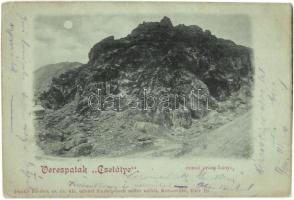Verespatak, Goldbach, Rosia Montana; római aranybánya a Csetátye-hegységben. Dunky Fivérek kiadása / Roman gold mine in the Cetate mountain (EK)