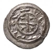 1095-1116. Denár Ag "Kálmán" (0,44g) T:1- / 
1095-1116. Denar Ag "Coloman" (0,4...