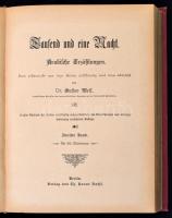 Weil, Gustav: Tausend und eine Nacht. Arabische Erzählungen. 1-2. köt. Berlin, é. n., Knaur. A két k...