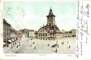 Brassó, Kronstadt, Brasov; Városháza. Wilh. Hiemesch kiadása / Rathaus / Staful / town hall (EK)