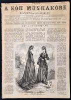 1873 Pest, A Nők Munkaköre kézimunka melléklete 13. szám, gazdagon illusztrált, 12p