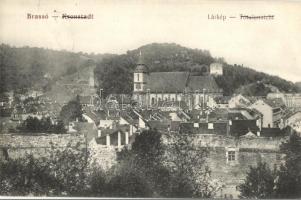 Brassó, Kronstadt, Brasov; látkép / general view