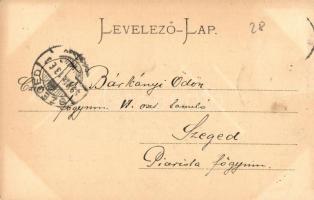 1899 Trencsén, Trencín; vár. Gansel Lipót kiadása / castle