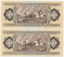 1989. 50Ft (2x) sorszámkövetők T:II