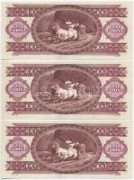 1992. 100Ft (3x) sorszámkövetők T:I