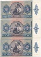 1941. 20P (3x) sorszámkövetők T:I