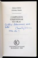 Balassi Bálint-Dobokay Sándor: Campianus Edmondnak tíz okai. Az 1607. évi bécsi kiadás hasonmása. Bp...
