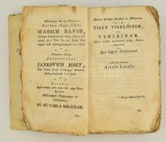 Dr. Molnár János. Orvosi törvény. Mellyet a két ns. magyar haza hasznára készített. Első kötet. Szék...