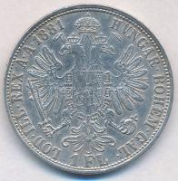 Ausztria 1881. 1Fl Ag "Ferenc József" T:2 
Austria 1881. 1 Florin Ag "Franz Joseph&q...