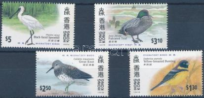 HONG KONG nemzetközi bélyegkiállítás, vándormadarak sor, HONG KONG International Stamp Exhibition, migratory birds set