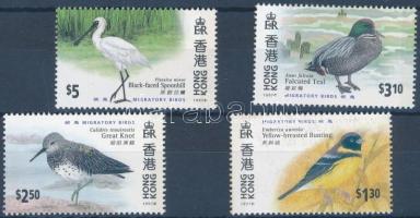 HONG KONG nemzetközi bélyegkiállítás, vándormadarak sor, HONG KONG International stamp exhibition, migratory birds set