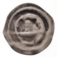 1180-1240. Bracteata Ag "III. Béla - IV. Béla" (0,25g) T:2 ü.  
Hungary 1180-1240. Bracte...