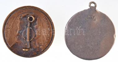 1930. "Szent Imre" Cu jelvény. "SANCTUS EMERICUS 1930", sérült tű (30mm) + DN ar...