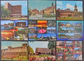 250 db MODERN magyar városképes lap / 250 modern Hungarian town-view postcards