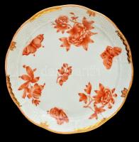 Herendi  Viktória Fortuna Rust mintás gyümölcs készlet, kézzel festett, jelzett, hibátlan, m:15 cm, ...