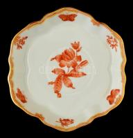 Herendi  Viktória Fortuna Rust mintás gyümölcs készlet, kézzel festett, jelzett, hibátlan, m:15 cm, ...