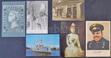 93 db MODERN motívumlap, sok hajó, állat, művész, üdvözlő / 93 modern motive postcards, many ships, animals, arts, greetings