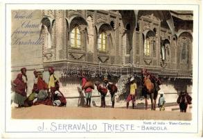 6 db RÉGI motívumlap a Serravallo féle vasas China-bor reklámjával / 6 pre-1945 motive cards with th...