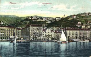 Fiume - 3 db régi képeslap / 3 pre-1945 postcards