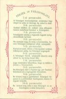 3 db RÉGI humoros képeslap; Férjek és asszonyok 10 parancsolata, Anyósok hőmérője / 3 pre-1902 humorous motive postcards; Ten Commandments of husbands and wives, Thermometer of mother-in-low