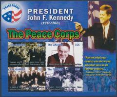 John F. Kennedy's 90th birth anniversary mini sheet, 90 éve született John F. Kennedy kisív