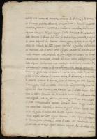 1807 Napóleon oklevele Ponte dell'Olio Keresztelő Szent János-konfraternitásának ügyében, közje...