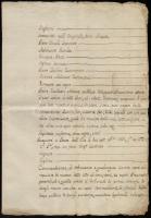 1807 Napóleon oklevele Ponte dell'Olio Keresztelő Szent János-konfraternitásának ügyében, közje...