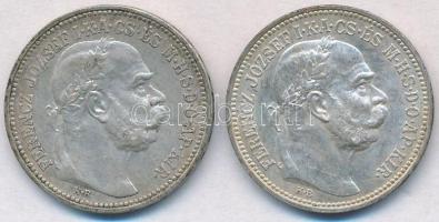 1912KB-1914KB 1K Ag "Ferenc József" (2x) T:1-,2
Adamo K5.1