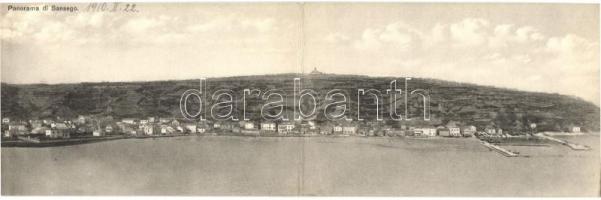Susak, Sansego; panorámalap / panoramacard. G. B. Mazucco