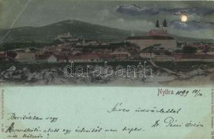 1899 Niytra, Nitra; este. Huszár István kiadása / night