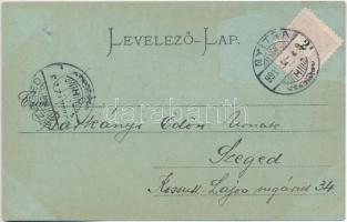 1899 Niytra, Nitra; este. Huszár István kiadása / night