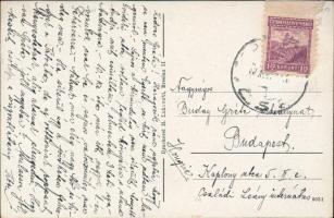 Nyitrabajna, Bajna, Bojná; utcakép a templommal, római katolikus paplak / street view with church, r...